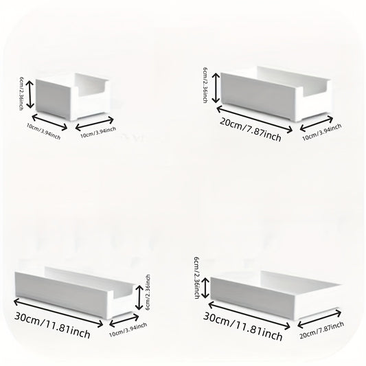Versatile Stackable Storage Box for Cosmetics and Kitchen Supplies