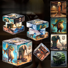 Fun Puzzle Cube Cartoon Peripheral Device Three Dimensional Cube