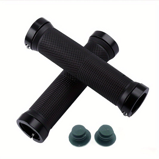 2pcs Mountain Bike Handlebar Cover Aluminum Alloy Bilateral Anti off Handlebar