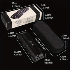 Professional Performance JDR Assassin 10 Hole C Key Blues Harmonica