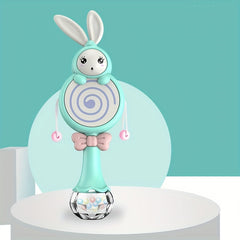 Baby Bell Drum Rabbit Hand Shake Bell Toy