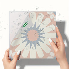 Bohemian Floor Stickers Waterproof Flower Tile Stickers