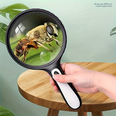 30X 60X Handheld Magnifying Glass With LED Lighting
