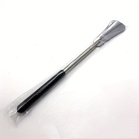 1pc Stainless Steel Retractable Shoehorn Long Shoe Puller