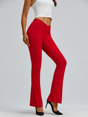 Women's High Waist Flared Leggings for Yoga Workout