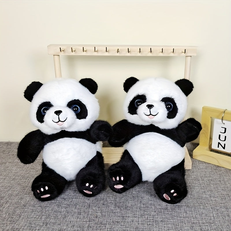 10 Inch Soft Panda Plush Toy with Expressive Eyes