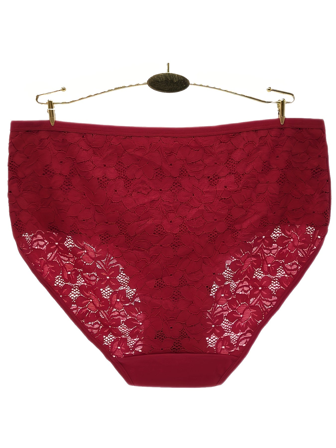 6pcs Lace Briefs Comfy & Stretchy Intimates Panties