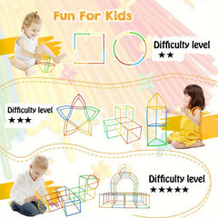 Straw Constructor Building Toys for Kids Boys and Girls Gift