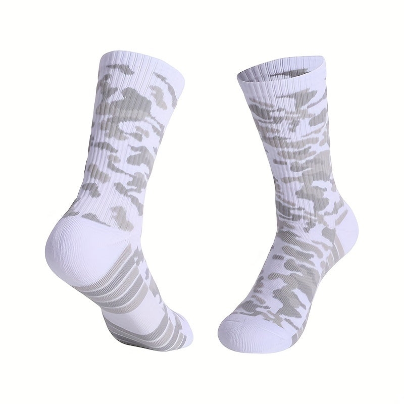 Thick Sweat-absorbing Mid-tube Socks For Outdoor Activities