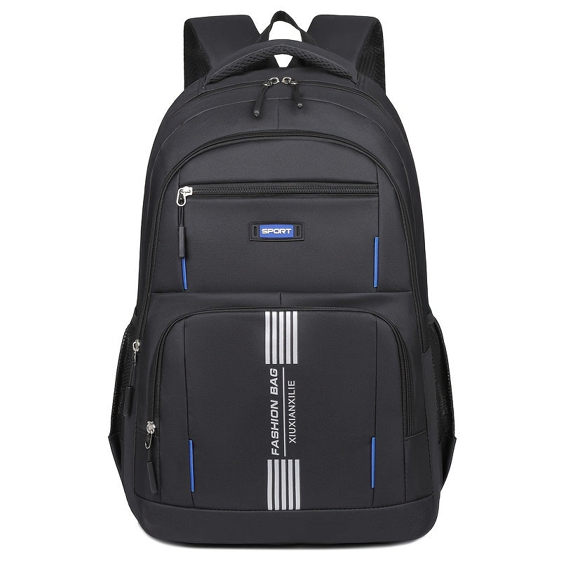 Large Capacity Travel Backpack for Men High School & College Waterproof Laptop C