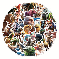 50pcs TungTungTungSahur Meme Stickers for Phones Laptops Toolboxes