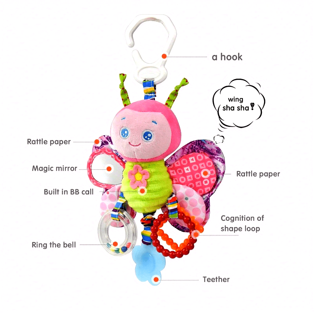Baby Stroller Hanging Bed - Colorful Stimulating Toy