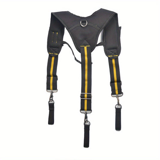 Tool Belt Suspenders Nail Pocket Set Adjustable Lumbar Support