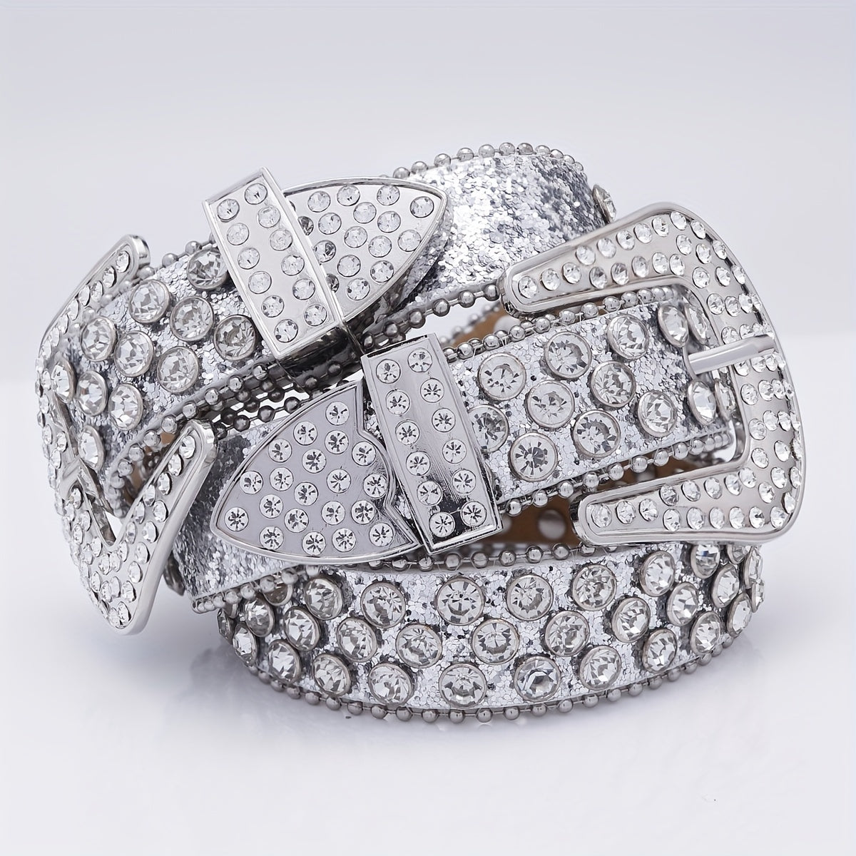 Men's Rhinestone Hip Hop Belt for Pants
