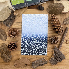 Background Waves Stencils Graffiti Stencils DIY Art Stencils for Painting
