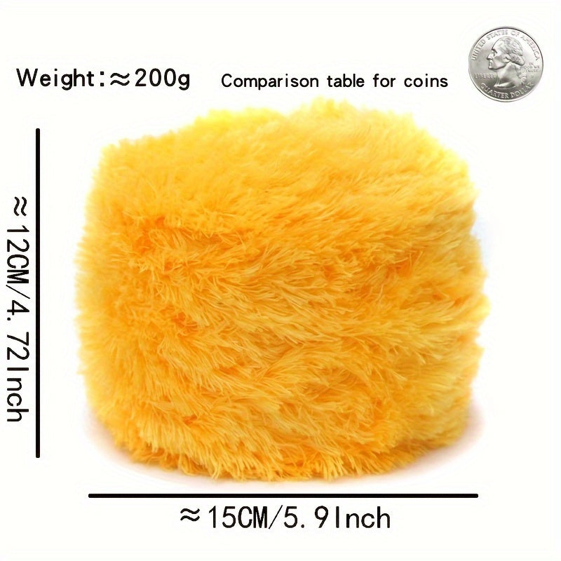 2pcs Crystal Lint Wool Flexible Yarn