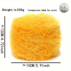 2pcs Crystal Lint Wool Flexible Yarn