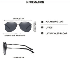 Men's Polarized Sunglasses Vintage Glasses UV Protection