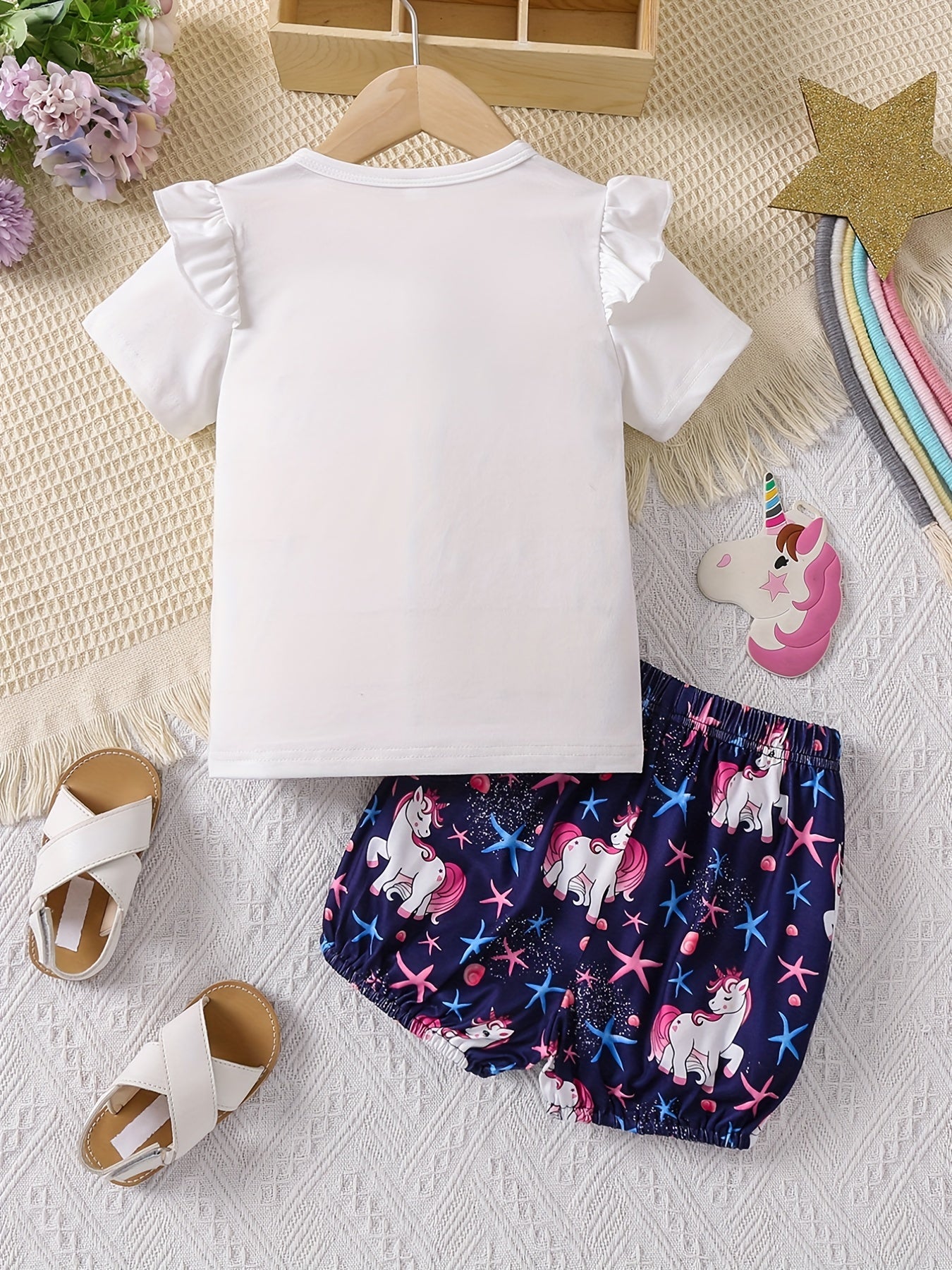 Unicorn Family Matching Outfits for Summer - Brother & Sister Set