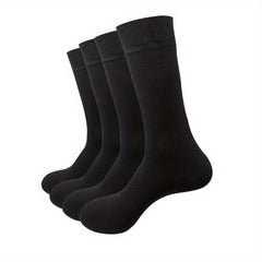 4 Pairs Men's Casual Sweat Absorbent Breathable Socks