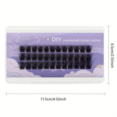 3 Rows Cluster Lashes Flower Fairy False Eyelashes Thick Chemical Fiber