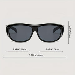 Night Vision Sunglasses with Yellow Film for Sports Riding