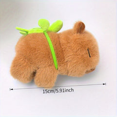 3pcs Capybara Turtle Backpack Handheld Lollipop Plush Set Fun Birthday Gift