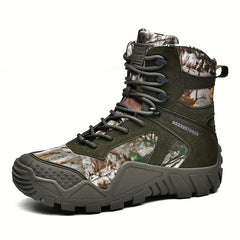 Men's Camo Hiking Boots, Breathable & Non-Slip