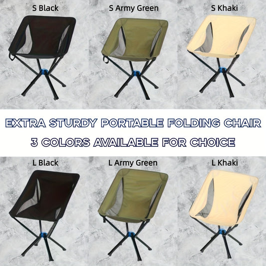 Portable Aluminum Alloy Folding Chair with Umbrella for Outdoor Camping