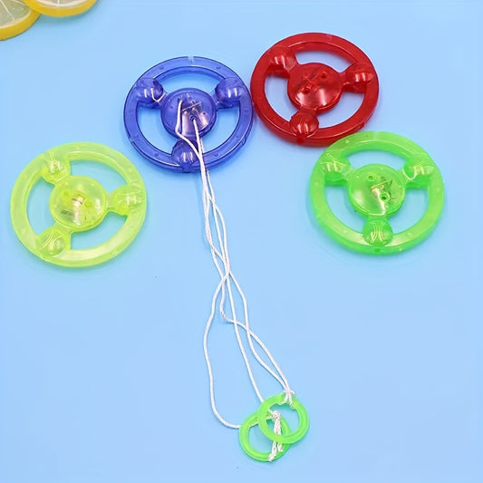 5pcs Pull Line Flywheel Outdoor Game Flywheel Assorted Varieties