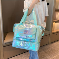 Waterproof Large Capacity Foldable Portable Gym Bag for Outdoor Travel
