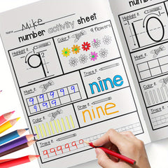 Interactive Number Practice Workbook - Math Book for Kids