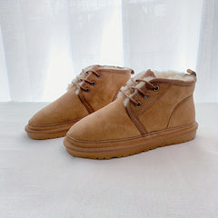 Men's Winter Thermal Snow Boots with Fuzzy Lining