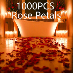 I Love You Balloon Set with 1000 Rose Petals
