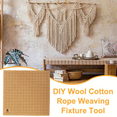Macrame Board 38x38 Double Sided Portable Braiding Board