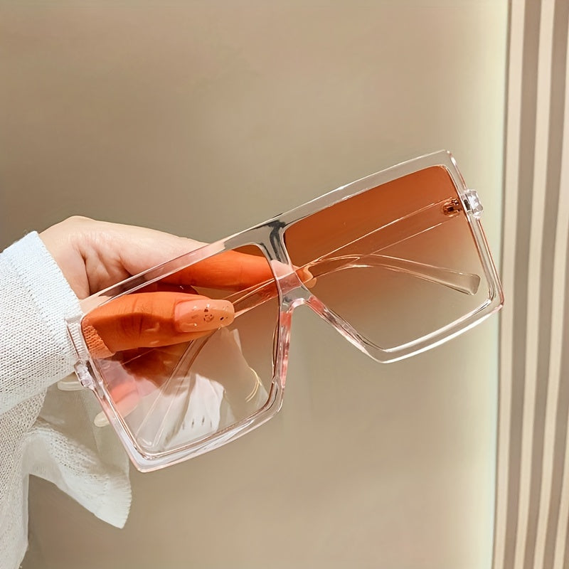 Oversized Square Sunglasses UV400 Sun Shades Glasses