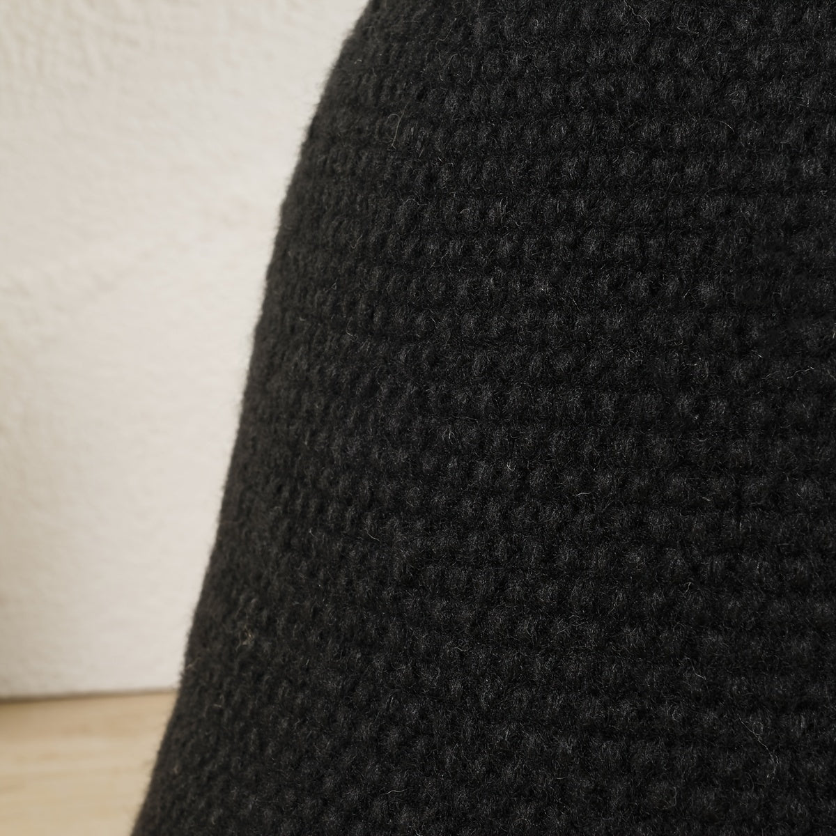 Solid Knitted Bucket Hat for Women and Men