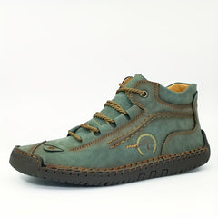 Men's Vintage Lace Up Boots Comfortable Ankle Chukka Boots