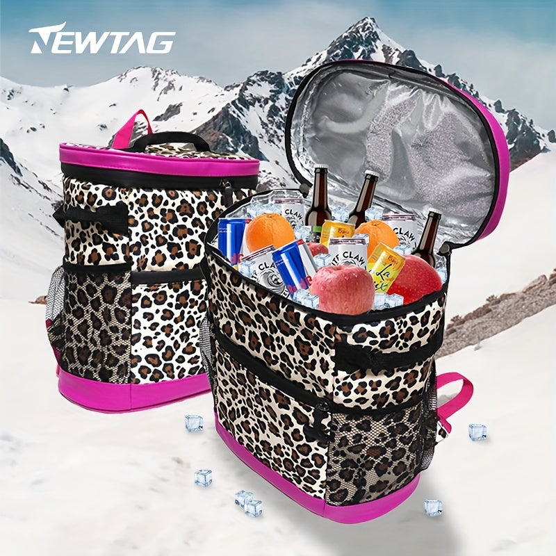 Cow Print Backpack Ice Bag Dual-purpose Thermal Preservation Picnic Lunch Bag