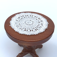 1/12 Scale Dollhouse Decor Lace Table Mat Fabric Accessory