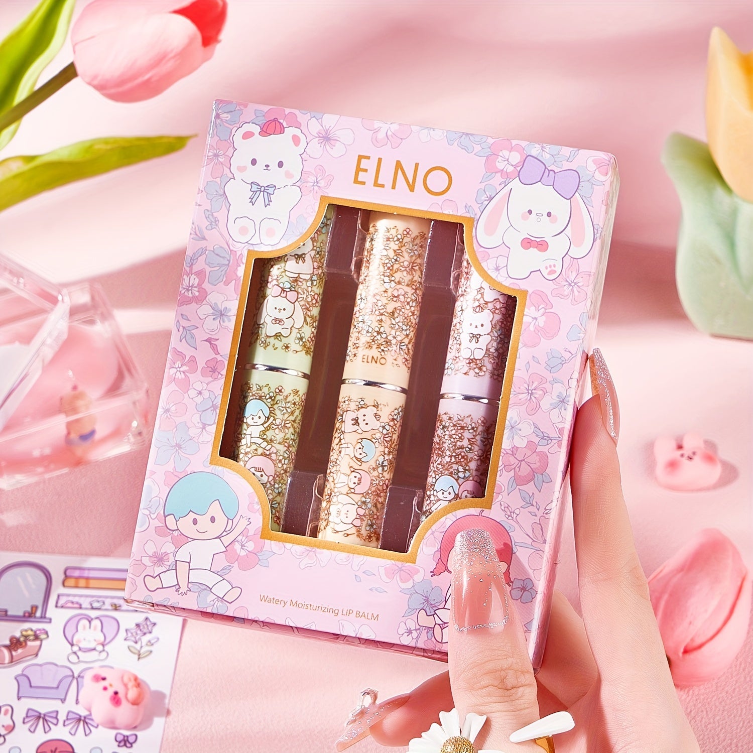 Lip Balm Set Sheer Moisturizing Lipstick Box