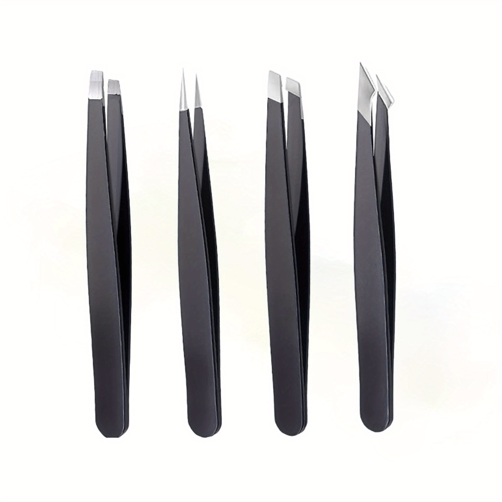 4-Piece Tweezers Set Professional Precision Alloy Tweezers