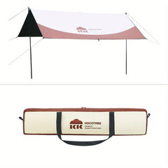 Vinyl Coated Camping Canopy Tent Windproof Portable Rainproof Sunscreen