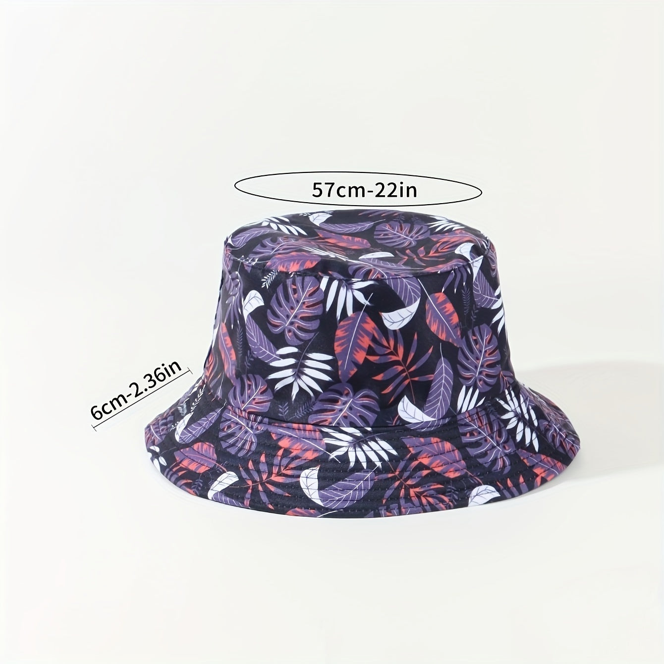 Graffiti Pattern Sun Hat Cartoon Foldable Fisherman Hat