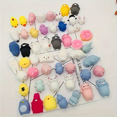 5pcs Mixed Pinch Toy Decompressing Vent Toy Soft Tpy