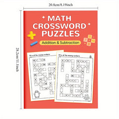Math Addition & Subtraction Workbook Within 20 Grid Fill in the Gap Game