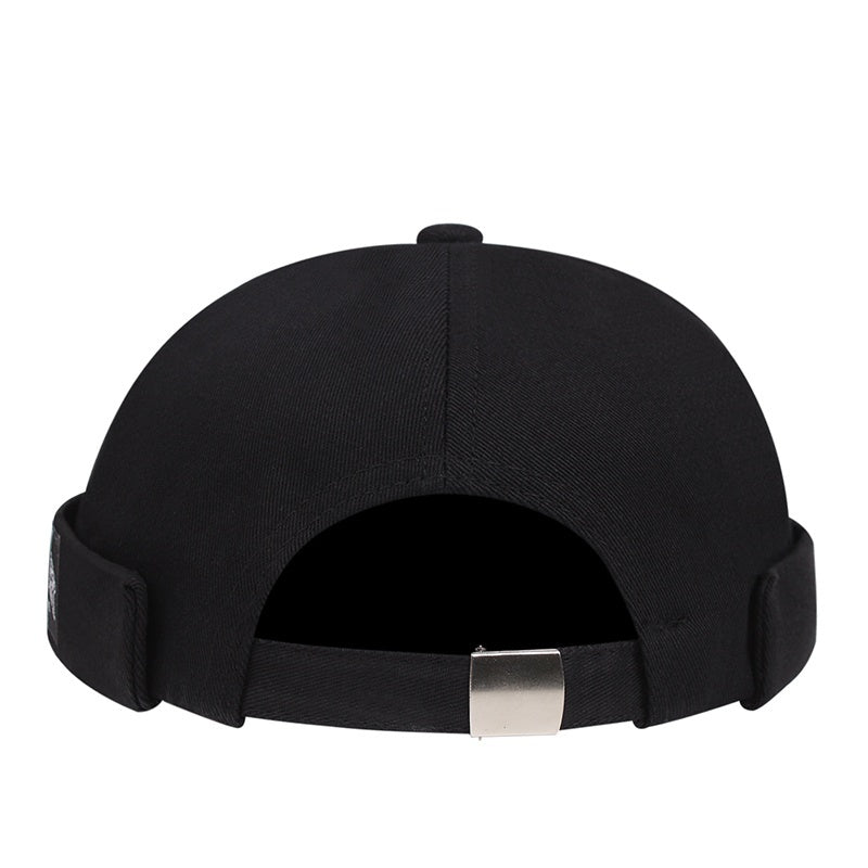 Solid Colour Docker Hat Vintage Style Beanie