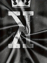 Crown & Letter K Mens 2 Piece Outfits T-shirt & Shorts Set