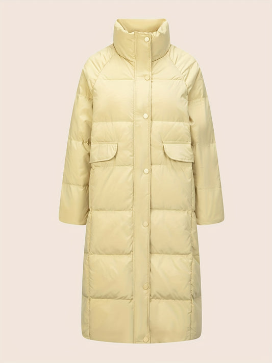 Warm Long Puffer Jacket for Women