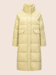 Warm Long Puffer Jacket for Women